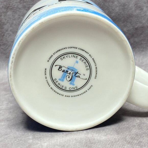 Starbucks Skyline Series Canada Mug 2005 Niagara Falls Design 16 Oz Ceramic - Picture 7 of 10